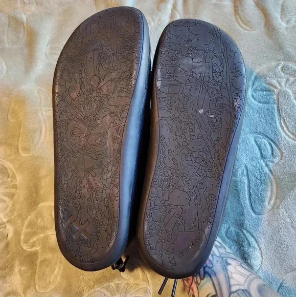 Size 10 OTZ Shoes Men's OG WRL Slip On Black Leather Internal Sock System - Picture 7 of 9